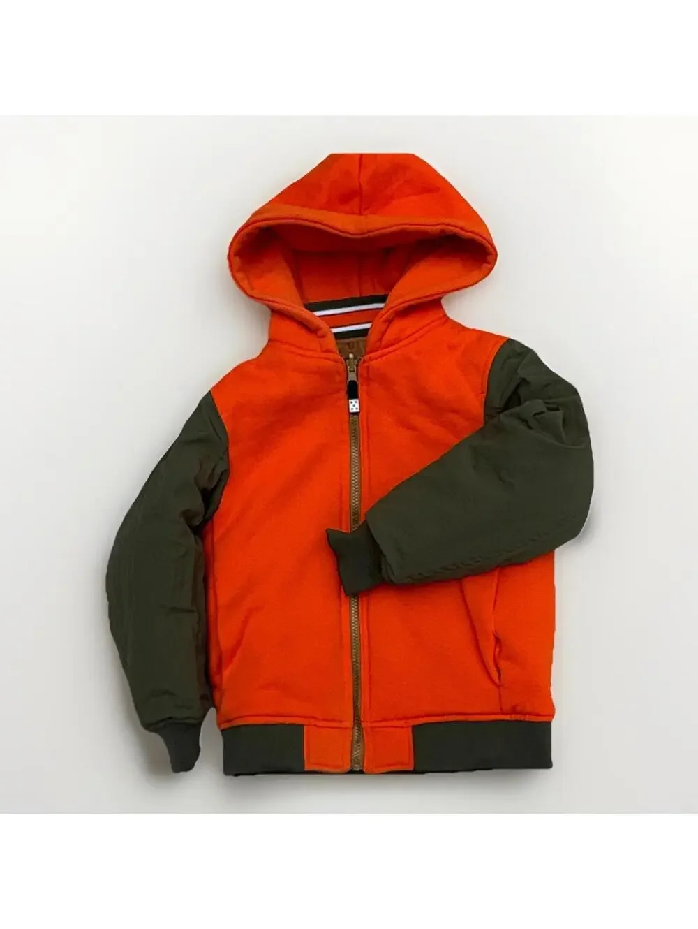 Boys Reversible Hooded Bomber Jacket Size 6-7